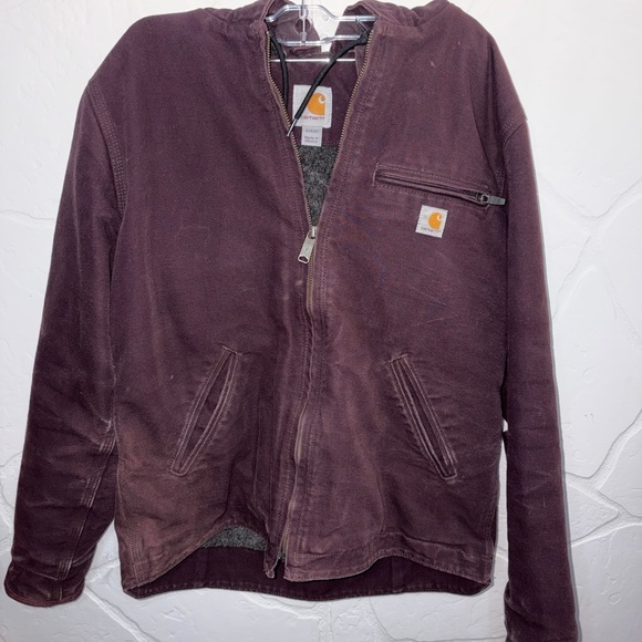 Carhartt Other - Carhartt Men's Maroon Sherpa Field Jacket